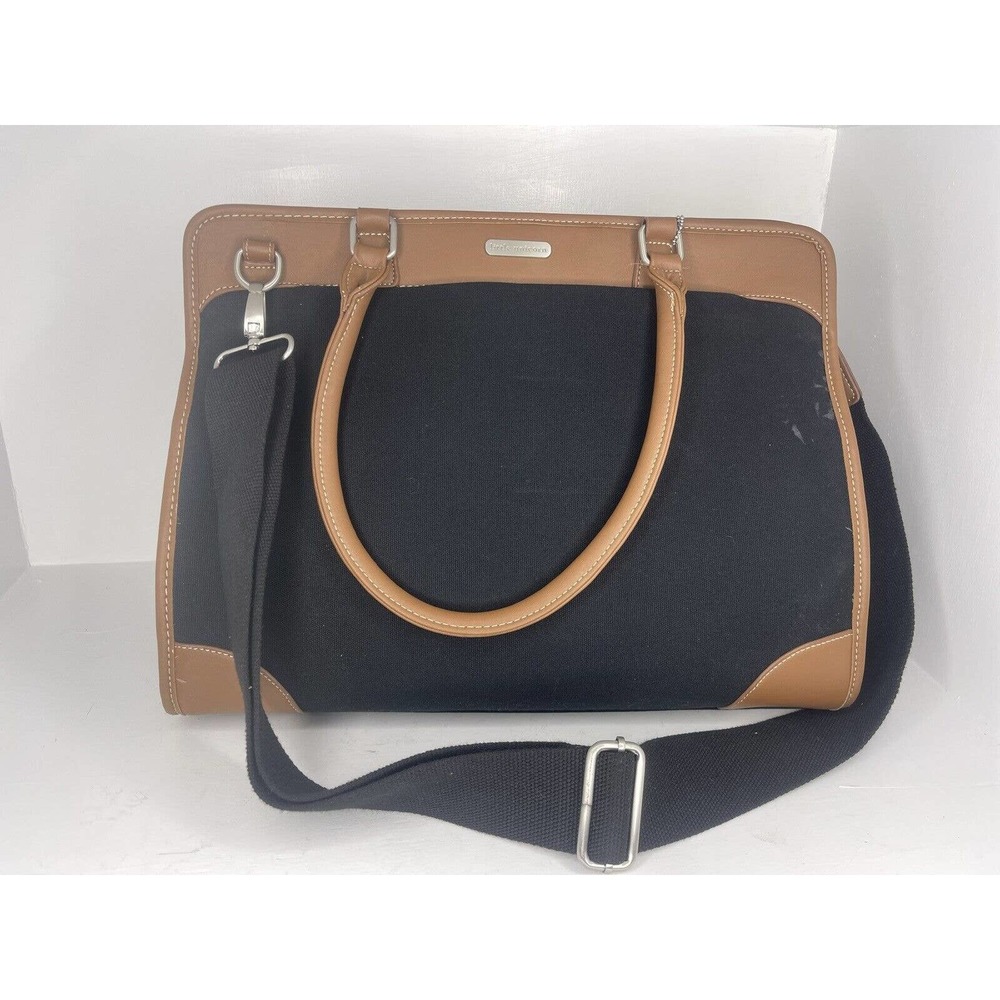 Little Unicorn Manifest Weekender Diaper Bag Black Canvas Tote